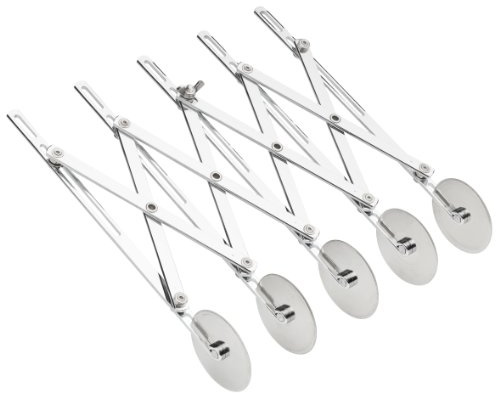 Fantes Expandable 5-Wheel Stainless Steel Dough Cutter, The Italian Market Original Since 1906
