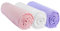 Lot de 3 Draps Housse 60x120 cm Lit Bébé, Berceau, Lit Parapluie 60 x 120 | 100% Coton | Rose Blanc Parme | Extensible Respirant | Sommeil sain | Marque Easy Dort | Oeko-Tex | Fabriqué en Europe