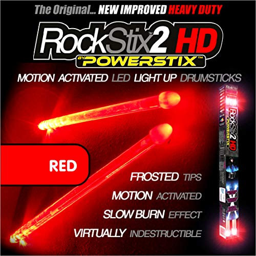 Rot – LED-Beleuchtung, Trommelring ROCKSTIX