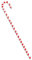 Forum Novelties Candy Cane Gehstock Erwachsene Kostüm Zubehör