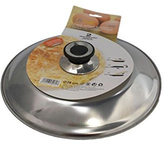 Lifestyle - Tapa volteatortillas INOX - 30 cm