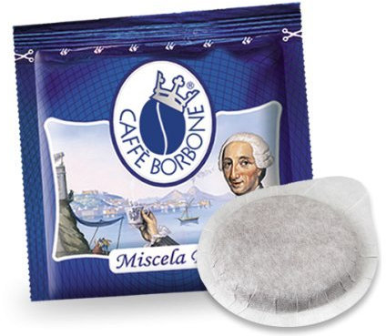 Dosettes en papier de 44 mm de café Borbone miscela blu, lot de 50, 100, 200, 300, 400, 500 300