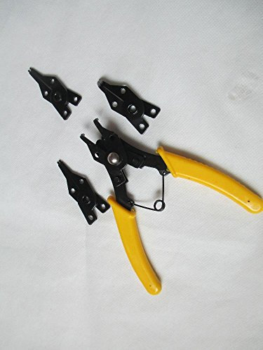Schmuck Zangen Tools 5 Stück Universal interne externe Sicherungsring Zangen Snap Ring Zangen mit 4 Tip Baugruppen
