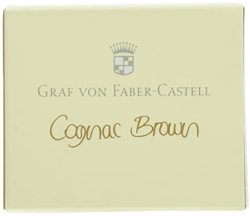 Graf von Faber-Castell 6 Ink cartridges Cognac