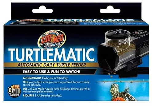 Zoo Med Turtlematic Automatic Daily Turtle Feeder Easy to Use & Fun to Watch