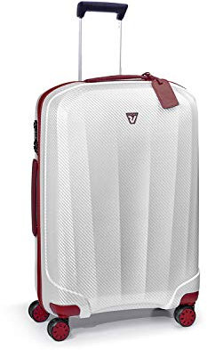 Roncato Trolley Medio 4r We Are Glam Koffer, 70 cm, 90 liters, Rot (Rojo/Blanco)