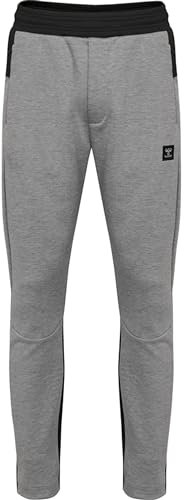 hummel Herren Hmltropper tapede bukser Pants, Grey Melange, M EU