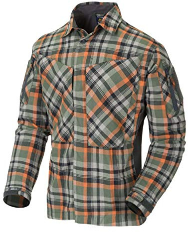 Helikon-Tex MBDU Flannel Shirt Freizeit Outdoor Hemd - Timber Olive Plaid