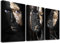 Visario Bild 120x80 cm gerahmt Frau Blattgold Bilder auf Leinwand Markenware Kunstdrucke 4417