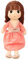 Herbests Mädchen Plüschpuppe 50CM Plüschtier Gefüllte Puppen Stoffpuppe Weiche Püppchen mit Kleidung und Haaren Kuschelpuppe Stofftier Fee Puppe babypuppe Spielzeug Geschenk für Kinder 3-8Jahren Rosa