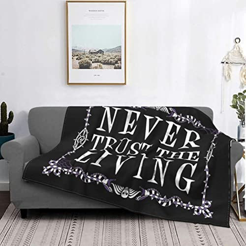 Decke, warm, Fleece, weich, Flanell, Halloween, gruselige Hexe, Überwurf, Decken für Schlafzimmer, Couch
