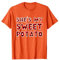 She's My Sweet Potato I Yam Plaid Halloween Paar Passend T-Shirt