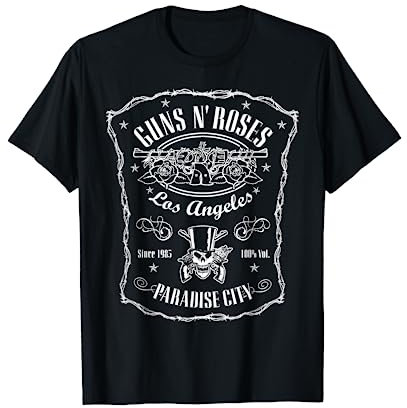 Etichetta ufficiale Guns N' Roses Paradise Maglietta