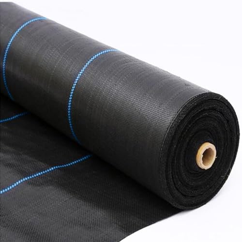 Wohohoho 3.3ft x 33ft Heavy Duty Landscape Weed Control Fabric, 1m x 10m Garden Weed Suppressant Membrane for Patios, Flower Beds, Pond