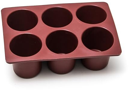 Maé - Moule à Muffin 6 Alvéoles - Silicone Alimentaire Premium Anti-Adhérent - Souple et Démoulage Facile et Net - Résistant T° -45°C / +280°C - 165 ml