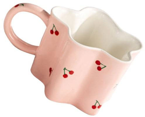 Tasse Fleurie Céramique Mug Forme De Fleur Pour Café Thé Lait Et Eau Bureau Et Maison Pratique Et Élégant
