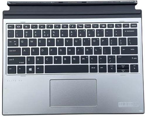 YIJIATech® for HP Elite X2 G4 Collaboration Keyboard HSN-PO1K L55839-291 HQ-TRE 71025 BOEBLINGEN Germany Keyboard C1K2090ZLB L67136-291 5ZP61AV#ABJ (Silver for HP Elite X2 G4 COLLABORION Keyboard US)