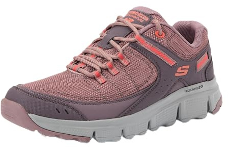 Skechers Damen Summits At Artists Bluff Turnschuhe, Burgundy, 36 EU