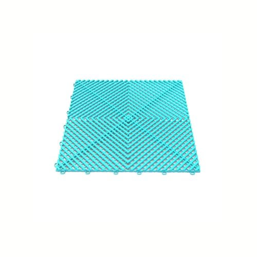 PIASTRELLE PAVIMENTAZIONE AD INCASTRO, CARRABILE, DRENANTE, GRIGLIATO IN PLASTICA ANTISCIVOLO GARAGE OFFICINA CONCESSIONARIA CARROZZERIA AUTOLAVAGGIO CASA TERRAZZA (SKY BLU)