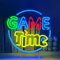 UExnkj-Y Game Time Neon Sign Néon de Jeu LED Lettre Gaming Neon Sign USB Enseigne au Néon Game Neon Light pour Chambre Garçons Room Decor Game Zone Cadeau pour Amis