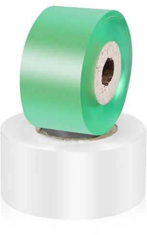 Kisangel 2 Rollen Pfropffolie Häkelnadel manueller Fleischwolf Buddy-Tape Wundband Anlage Veredelungsband für Bäume Pflanzenknospenbänder Obst Dichtstoffe Film Pfropfband Klebeband PVC