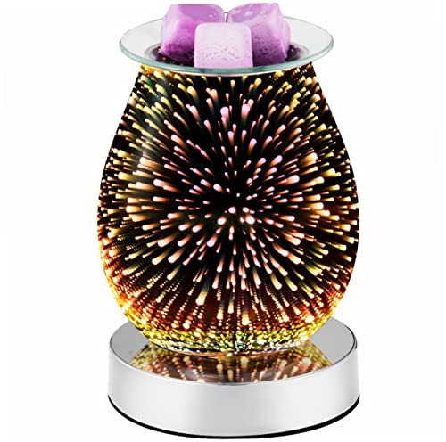 Warmhm Aromalampe Duftlampe Tischlampe Schreibtischlampe Aroma Lampe Aus Glas Für Wohnzimmer Schlafzimmer Küche Büro Eu-stecker