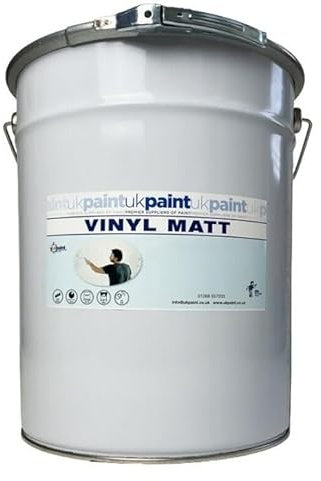 UK PAINT 20 Litres - Vinyl Matt Emulsion- Magnolia