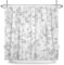 ASDCXZ Cortina de ducha de mármol gris, 180 x 200 cm, moderna, abstracta, natural, gris y blanco, textura de aspecto de mármol, lavable, cortina de ducha de poliéster, tela impermeable, cortina de
