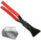 GBKDQQ Alicates de plegado, 180°, ancho de 60 mm, alicates de pliegue de chapa, herramienta con mango antideslizante, herramienta de techado probada para bricolaje, color rojo