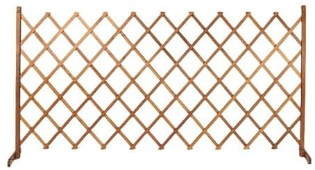 Haustierzaun for Katzen und Hunde – Gartenzaun aus Holz, um Haustiere sicher einzusperren((260cm lang und 120cm hoch))