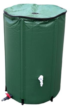 F Fityle Foldable Rain Barrel, Water Catcher Container, Water Butt, Water Storage Tank, 750L Water Collection Container for Farm