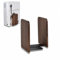2 Pièces Serre-Livres en Bois de Noyer, 13x8cm Décoratif Presse Livres, Porte-revues, pour Maison, Bureau, École, Bibliothèque, pour Livres, Magazines, CDs et Jeux Vidéo