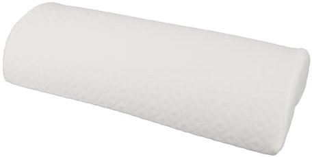 JTLB Half Moon Bolster Kissen, Memory Foam Bein -Stützkissen mit Lumbaler Rückenkopfunterstützung und Semi -Roll -Design Bietet eine Komfortable Entspannung für Schwangerschaftsfrauen