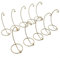 L-förmiger Metall-Ornament-Ständer, Weihnachtskugel-Halter, dekorativer Aufhänger für Zuhause, Garten, Hochzeit (10 Stück)