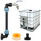 IBC Schwanenhals 3/4 Auslaufhahn, IBC Adapter mit Schwanenhals Messing Wasserhahn, S60x6 Wasserhahn Absperrhahn, anschluss wasserfass, IBC Tank Zubehör Für Regenwassertank Regenfass IBC-Container