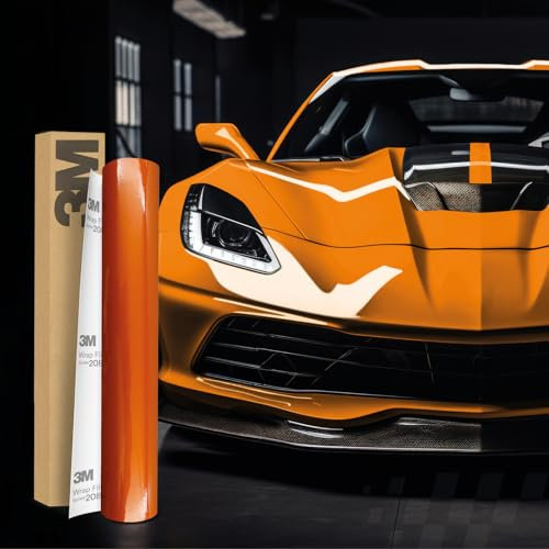 Finest Folia 3M 2080 Car Wrapping Folie Selbstklebende Autofolie für Auto Motorrad Boot 3D Lackschutzfolie mit Luftkanälen zum Folieren (G344 Gloss Liquid Copper, 250 x 152cm)