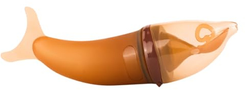 SUPVOX Quetschflasche Für Junge Mädchen Silikon Fütterung Flasche Mit Löffelkopfdesign Für Ergänzungsfutter Brei Und Suppe Einfache Reinigung Und Hohe Temperaturbeständigkeit