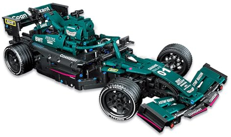 HIGH GODO Technik Rennwagen Auto Klemmbausteine, 1:14 Model 1089 Teil Modellbausatz Bausteine Set, Dekoration and Geschenken Weihnachten für Jungen oder Erwachsene