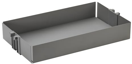 SOTECH Einhängetablar 300 mm (252 x 460 x 77 mm) anthrazit mit Antirutsch-Einlegematte für Apothekerauszug DISPENSA, DISPENSA junior & DISPENSA Swing – Zubehör für Nobilia Apothekerschränke ab 01.2025