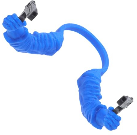 UKCOCO Hände für Hühner Arme für Hühner aus Kunststoff Blau Detailreich und Realistisch für Hennen und Hähne als Deko und Geschenk Zufälliger Stil