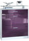 Vladon Schuhschrank Loret 89 x 104 x 23 cm Schuhkipper für 16 Paar Schuhe mit 1 Schublade, 1 Glasablage, Farben Weiß matt & Brombeer Hochglanz