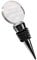 Personalised Heavy Duty Glass & Chrome Wine Spirits Drink Bottle Stopper, Engraved - Enter Your Own Custom Text