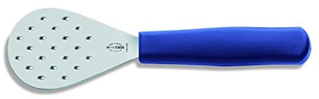 F. DICK Fischschupper (Maße 10 x 6,5 cm, Griff Kunststoff blau, zur Entfernung von Schuppen, kleine, scharfe Zacken, Fischentschupper, Fischschaber) 91076000, Schwarz