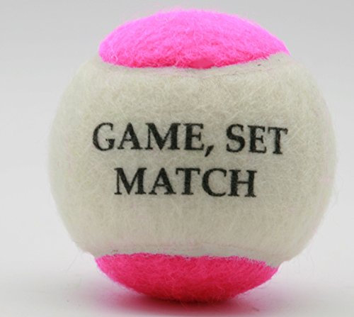 priceís Game Set Match Tennis Balls 1 x 3 Ball Tube Typ 2 Kugeln MADE IN DER UK Mehrfarbig pink and white