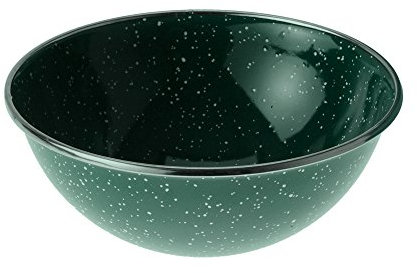 GSI Outdoors 25214 Himalayan Chef 5.75 Enamelware Mixing Bowl, 5.75 inch, Green