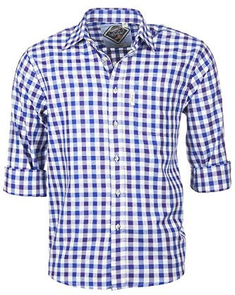 Rydale Mens Country Check Shirts (XL, Otley Blue)