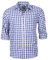 Rydale Mens Country Check Shirts (XL, Otley Blue)