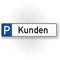 Parking Panneau – Parking clients Client (Plaque d'immatriculation 40 x 10 cm), plaque signalétique parking Privé Réservé – seulement clients, Parking Panneau – Parking freihalten |stellplatz pour