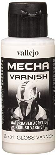 Vallejo VJ26701 Peinture acrylique pour aérographe 60 ml AV Mecha Color - Vernis brillant
