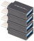 PEARL USB3 auf USB C Adapter: 4er-Set USB-3.0-Adapter mit Typ-C-Stecker auf Typ-A-Buchse (USB-Adapter für USB-C-Steckplätze, USB3 to USB C Adapter, Externe Festplatte)